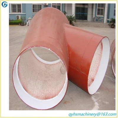 경질 세라믹 패치 파이프로 늘어선 높은 내마모성 및 높은 수명